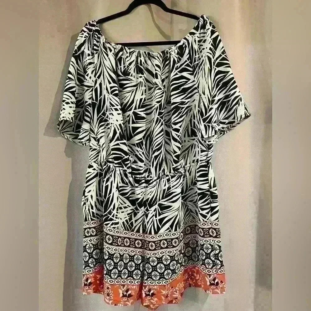 Women’s Black&White Cato Jumpsuit